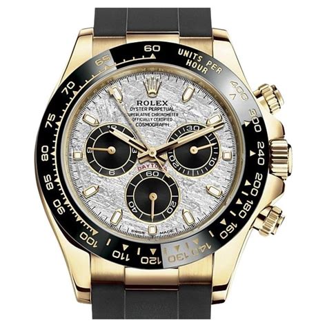 rolex daytona yellow gold 116518|rolex cosmograph daytona meteorite price.